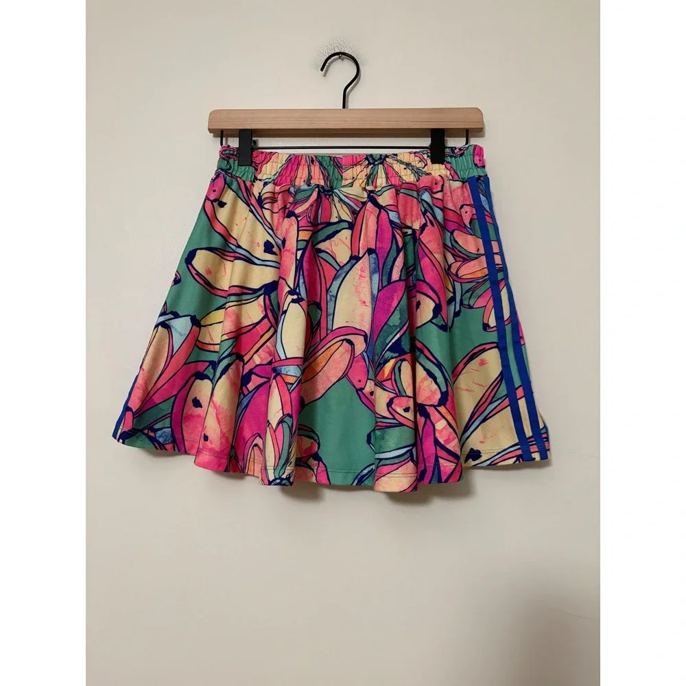 Adidas Originals x Farm Rio Floral‎ Banana Print Skirt Multicolor Size S